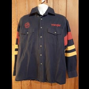 Wrangler Mens L Professional Bull Riders PBR Shirt